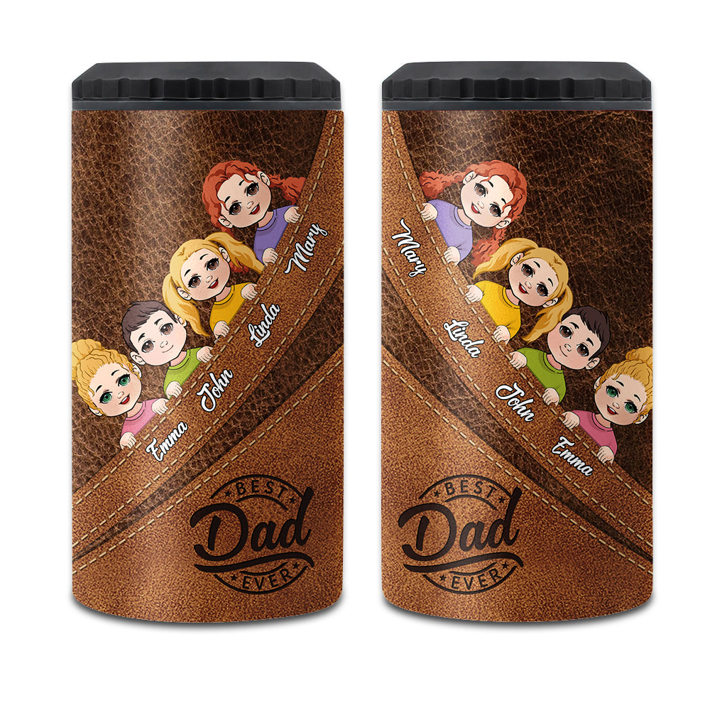 Meilleur papa du monde - Refroidisseur de canettes personnalisé pour papa
