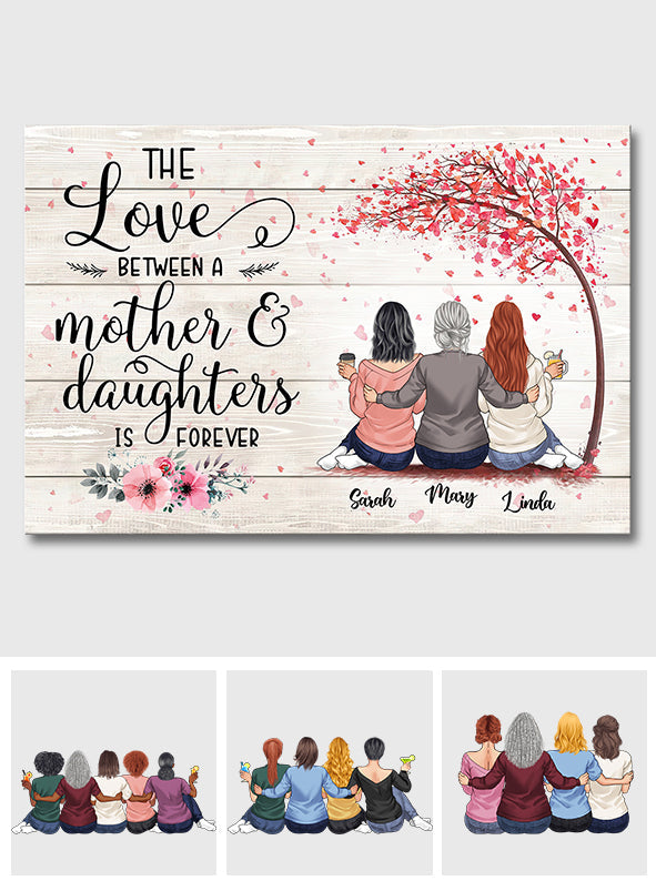 L'amour est éternel - Toile et affiche personnalisées pour la fête des mères