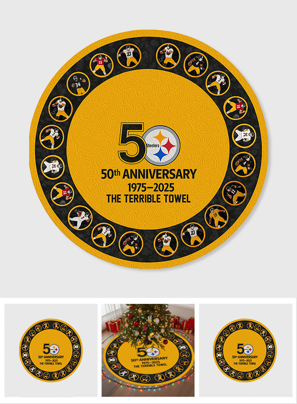 Jupe de sapin de Noël 50e anniversaire - Football américain