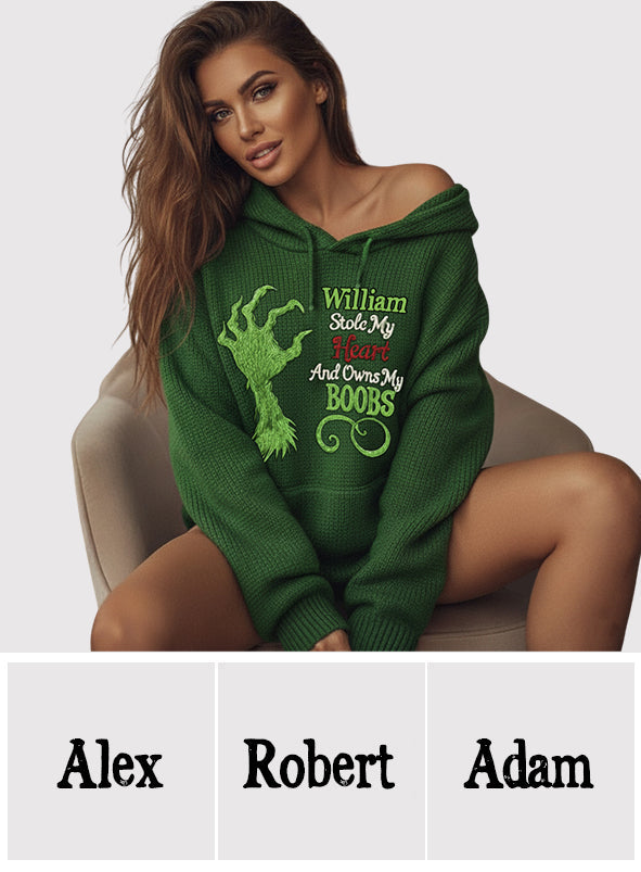 T-shirt personnalisé « J'ai volé mon cœur et je suis à toi »