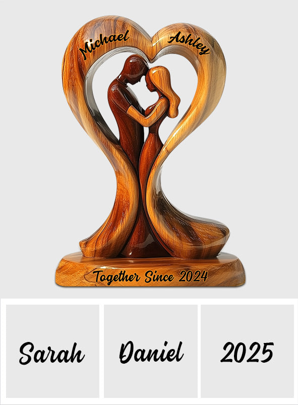 You And Me We Got This - Personalized Couple Custom Shaped Acrylic Plaque