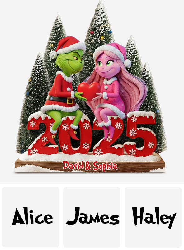 Merry Christmas - Personalized Stole Christmas Custom Shaped Acrylic Plaque
