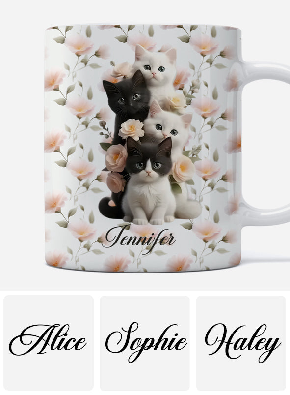 Adorables chatons - Mug personnalisé pour chat
