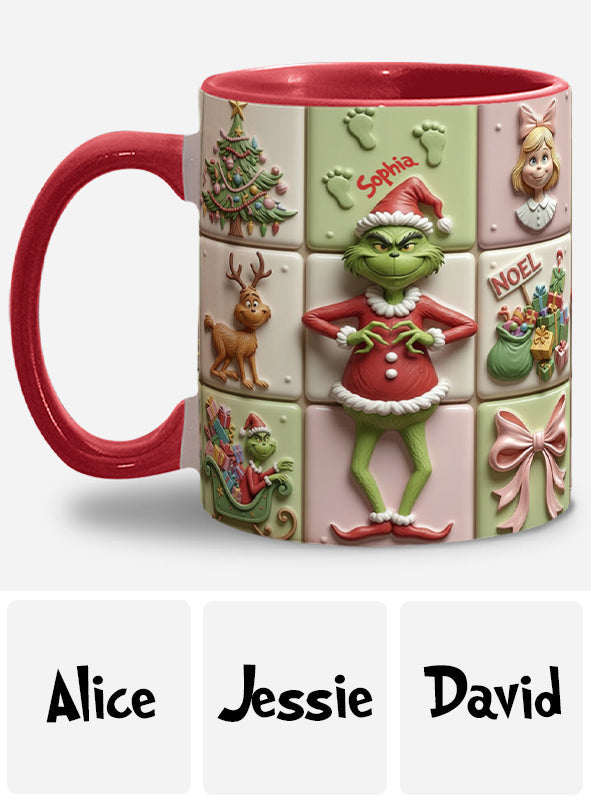 Joyeux Noël - Mug personnalisé avec étole de Noël