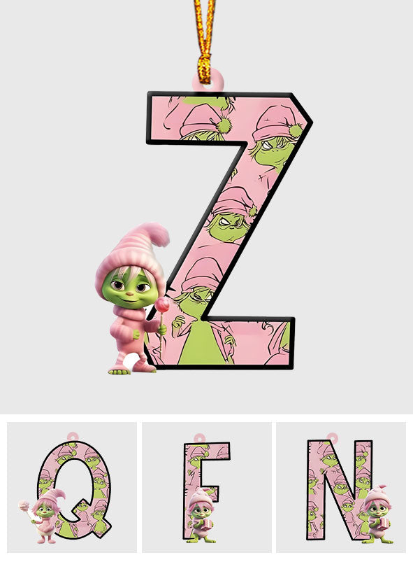 Lettre du Grinch - Étole de Noël personnalisée