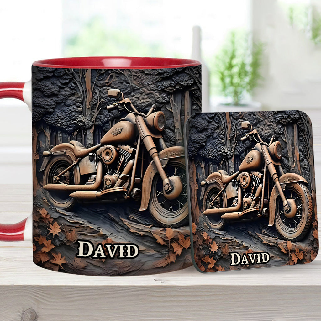 Ne sous-estimez jamais un vieux motard ! – Mug personnalisé pour motard