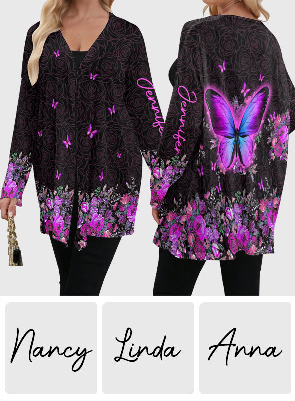 Gilet papillon personnalisé « Amour des papillons »