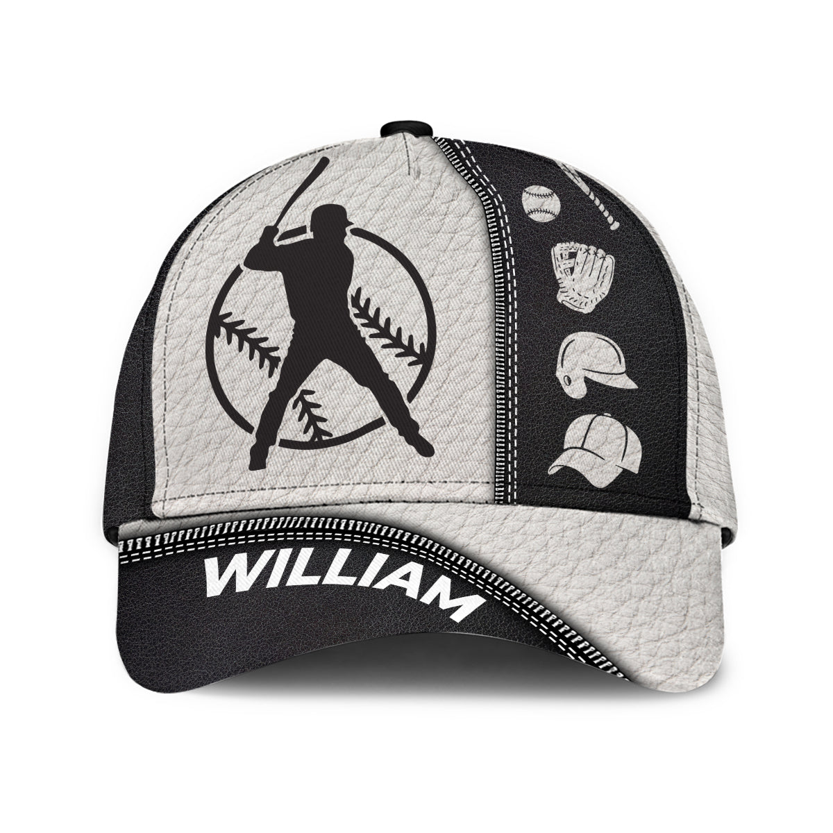 Casquette classique de baseball personnalisée pour le jour du match