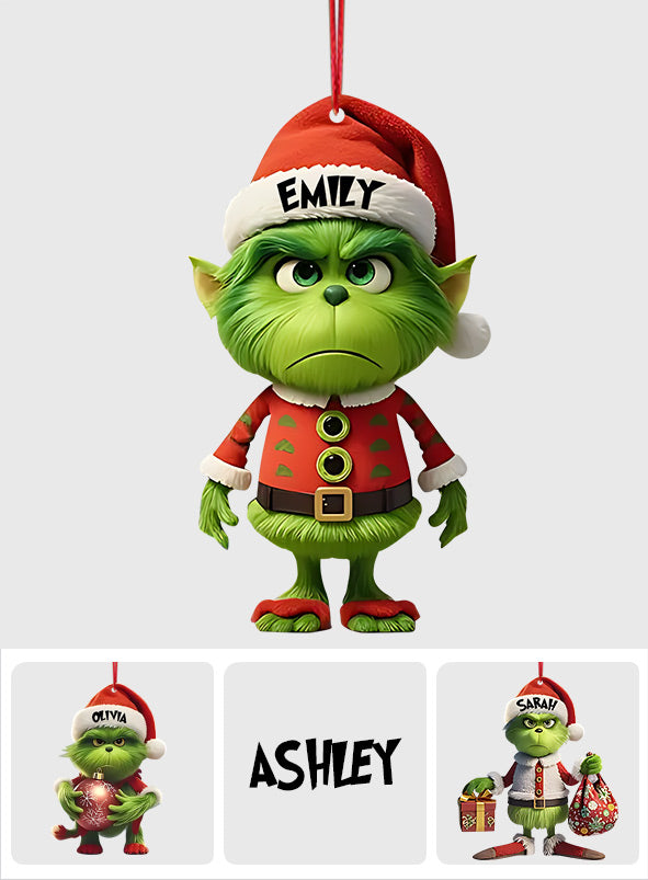 Mini Green - Ornement de Noël personnalisé en forme d'étole