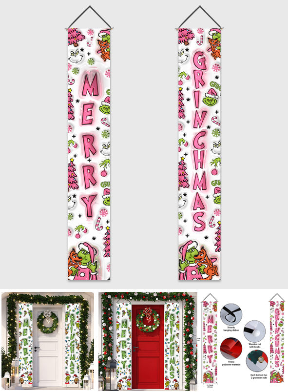 Merry Grinchmas - Personalized Stole Christmas Porch Sign