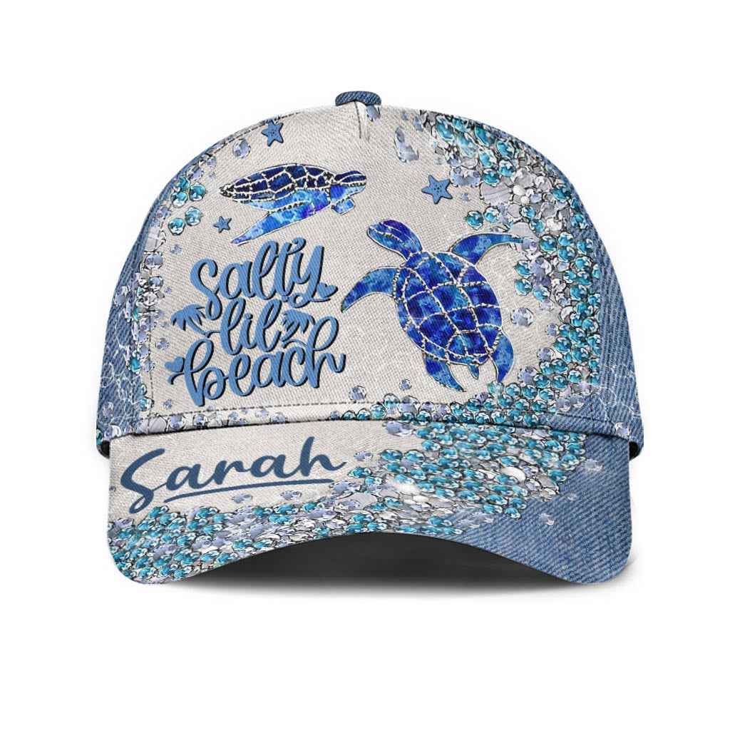 Turtle Bling - Personalized Turtle Classic Cap