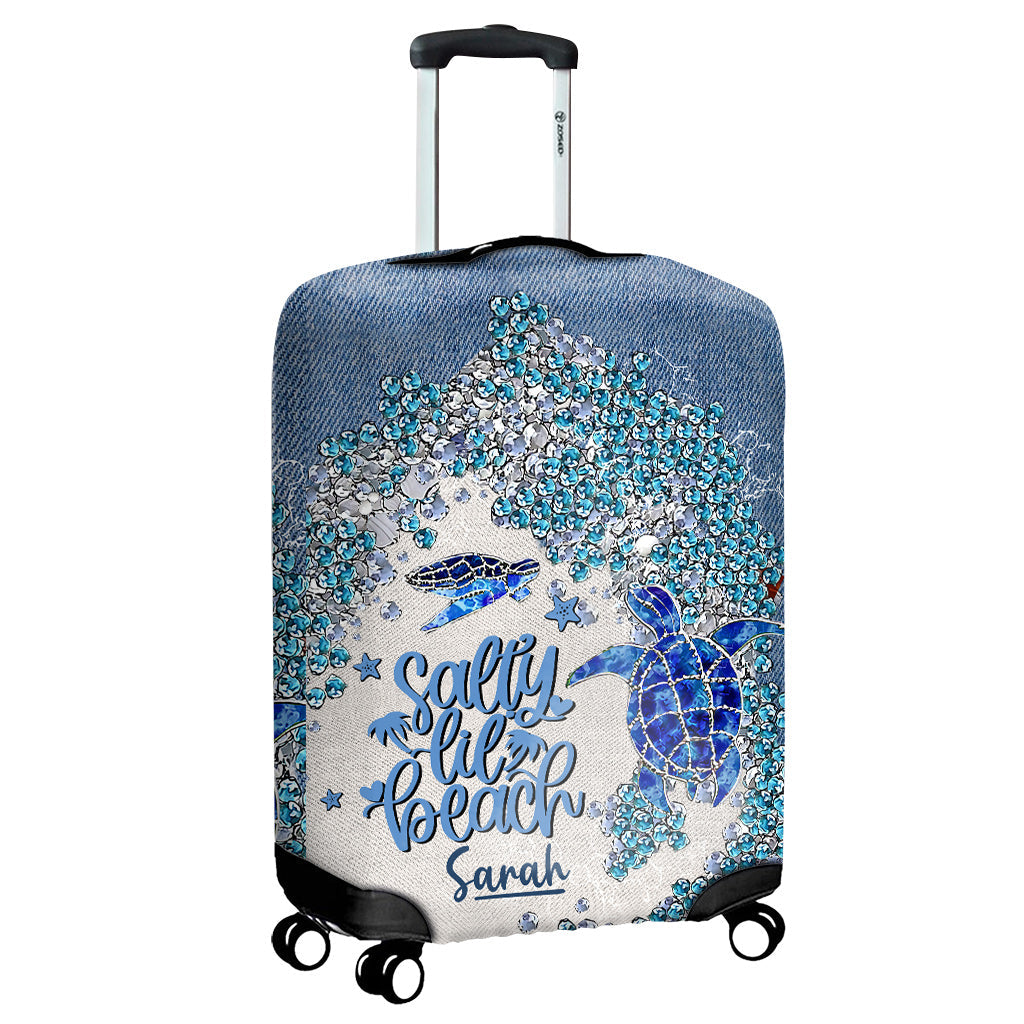 Housse de bagage personnalisée Turtle Bling - Tortue