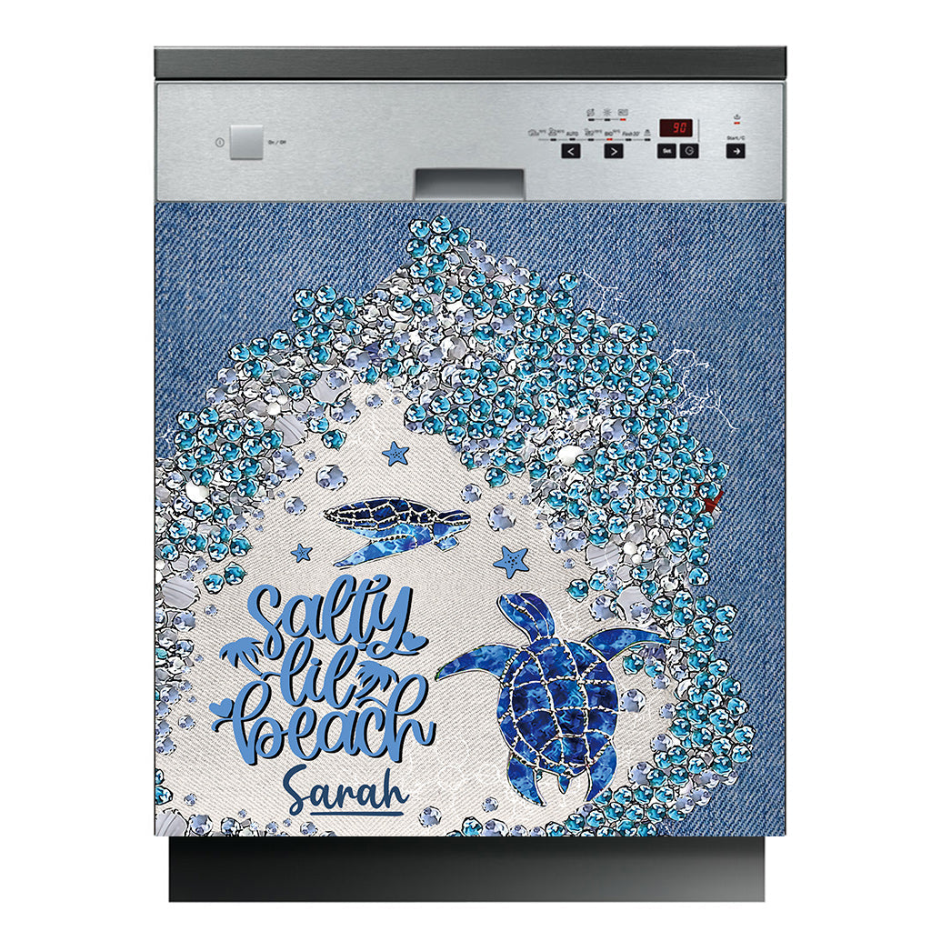 Housse de lave-vaisselle personnalisée Turtle Bling - Tortue