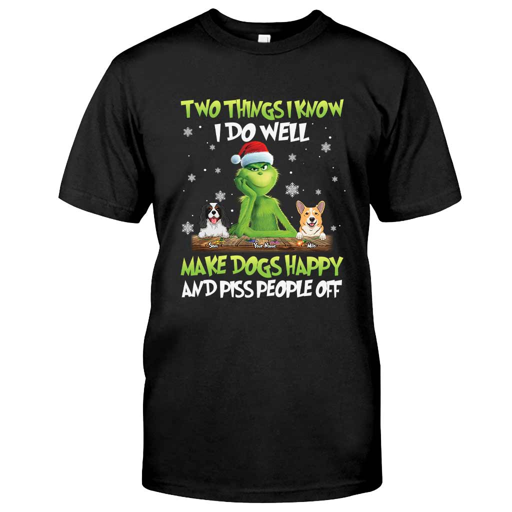 Deux choses que je sais - T-shirt et sweat à capuche personnalisés « Franchement Noël volé »