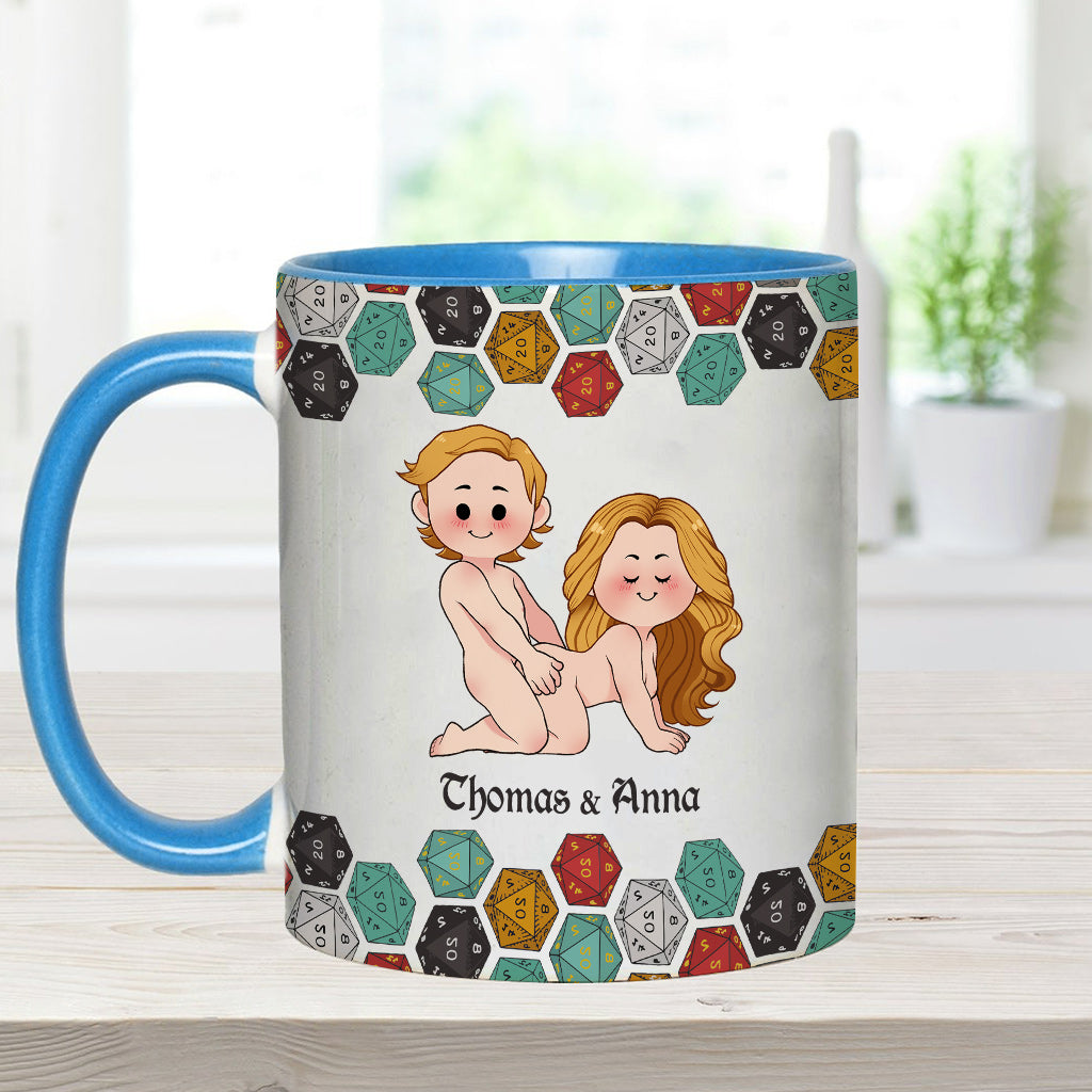 Dormir avec le MJ - Mug personnalisé pour JDR