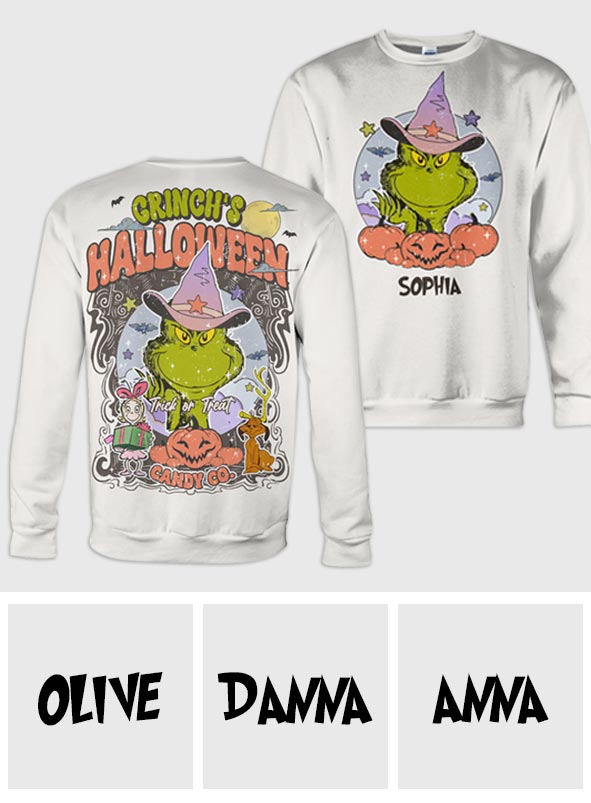 Joyeux Halloween - T-shirt personnalisé « Étoffe de Noël »