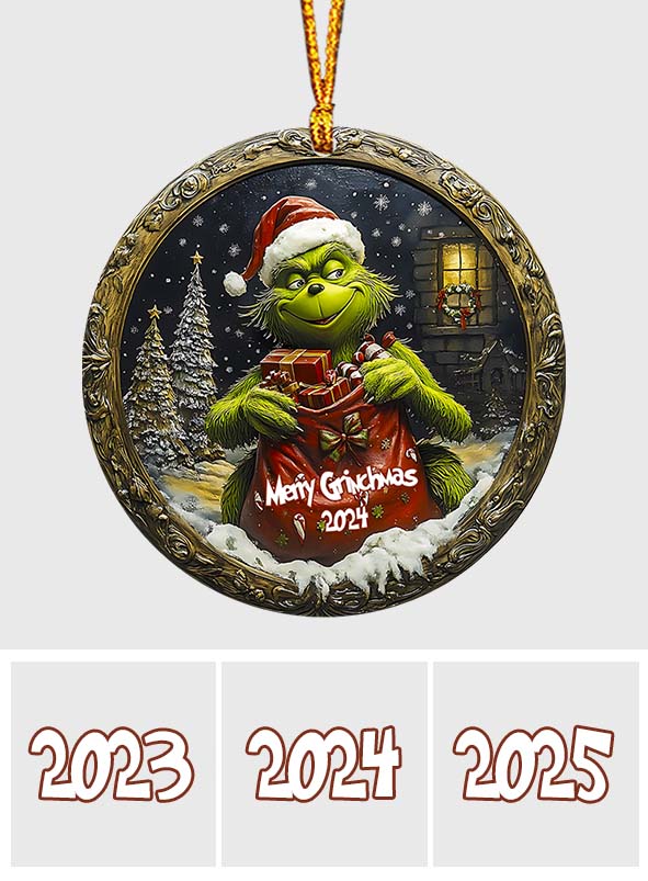 Briser le monstre coquin - Ornement de Noël étole personnalisé