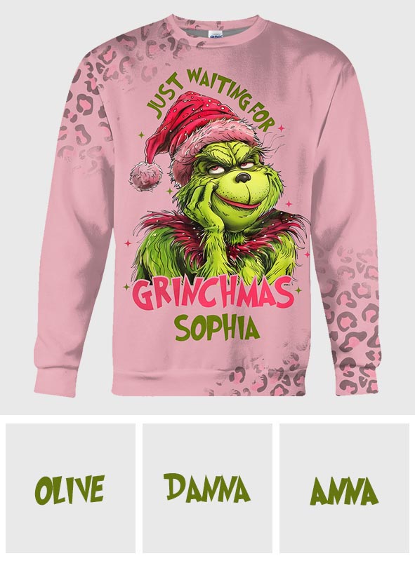 Waiting For Christmas - Personalized Stole Christmas All Over Shirt