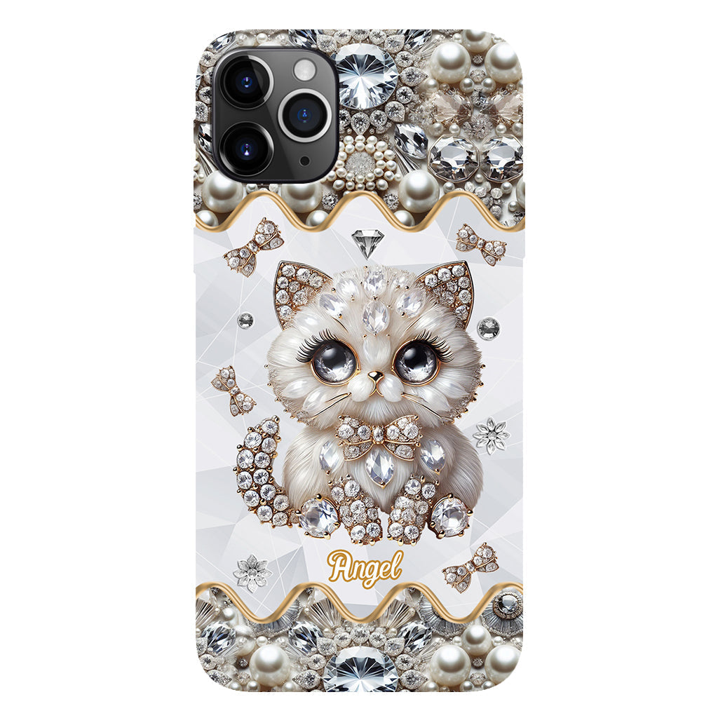 Coque de téléphone personnalisée avec motif chat persan « Love Persian Cat »