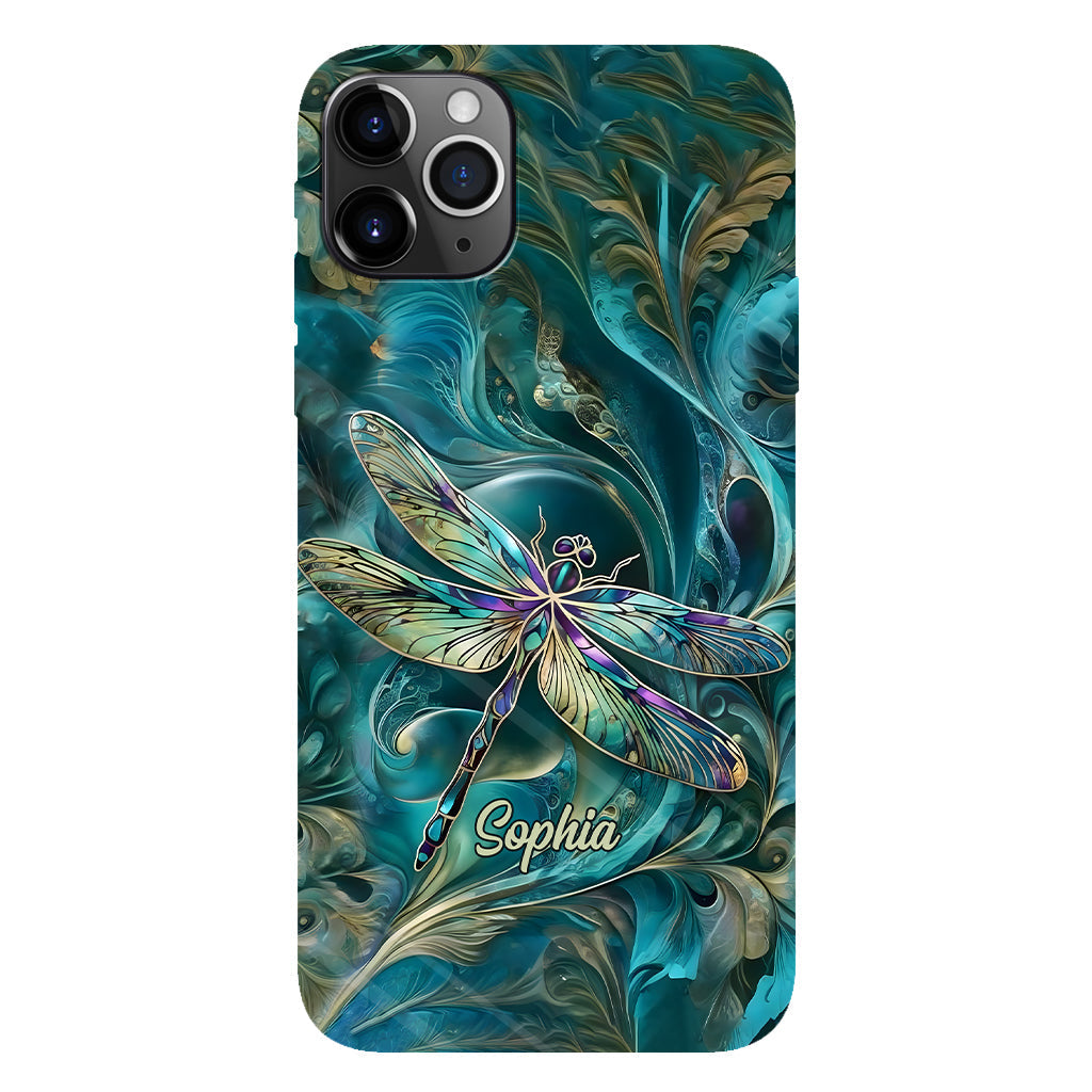 Magnifique libellule - Coque de téléphone personnalisée avec motif libellule intégral