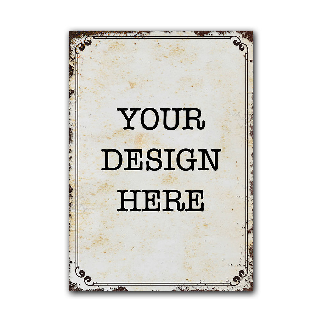 YourDesign Rectangle Metal Sign
