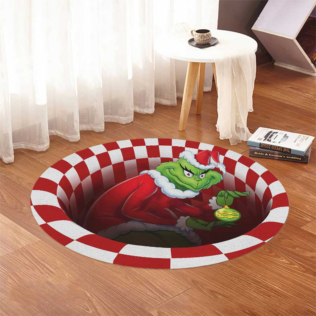 Un peu d'interaction sociale - Étole de Noël Tapis rond de Noël