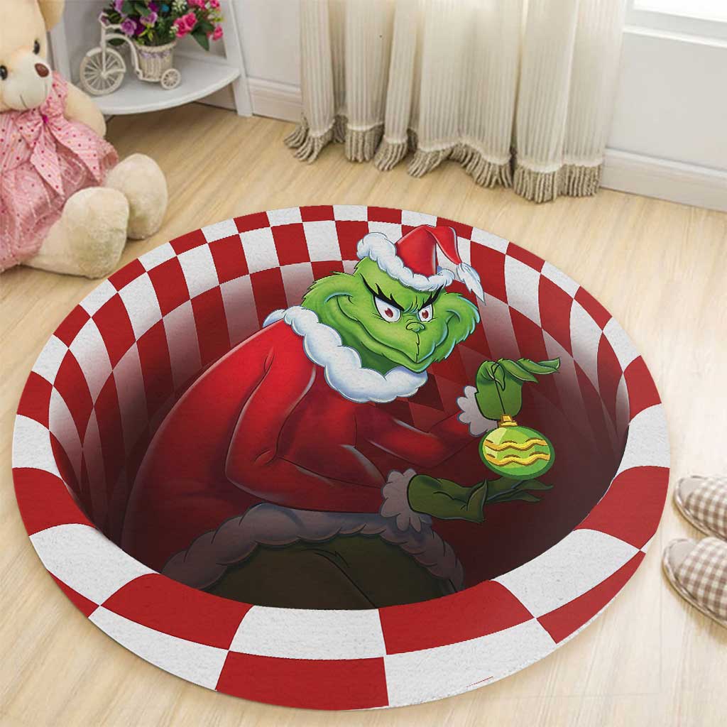 Un peu d'interaction sociale - Étole de Noël Tapis rond de Noël