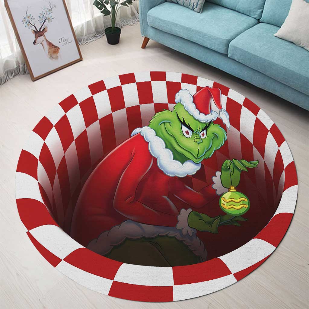 Un peu d'interaction sociale - Étole de Noël Tapis rond de Noël