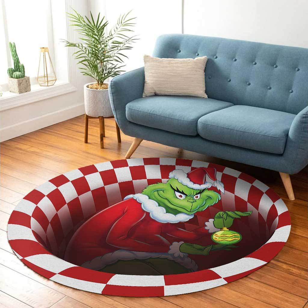 Un peu d'interaction sociale - Étole de Noël Tapis rond de Noël