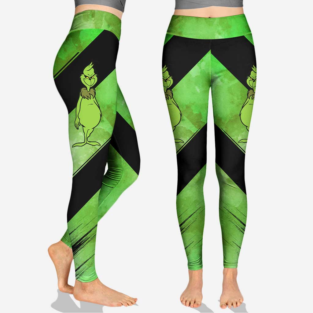 Joyeux Noël ! - Sweat à capuche et legging personnalisés avec étole de Noël