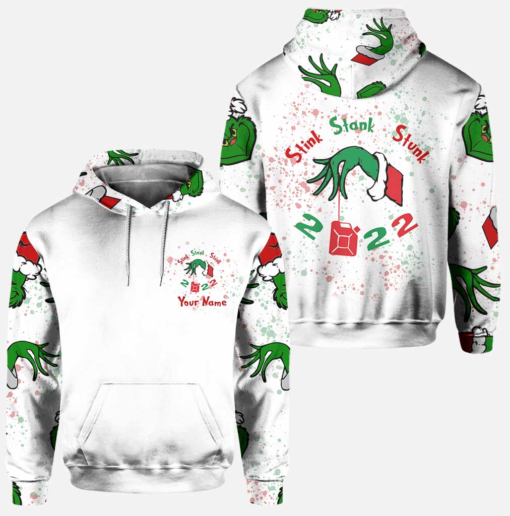 Stink Stank Stunk 2022 - Étole de Noël personnalisée, sweat à capuche et leggings de Noël