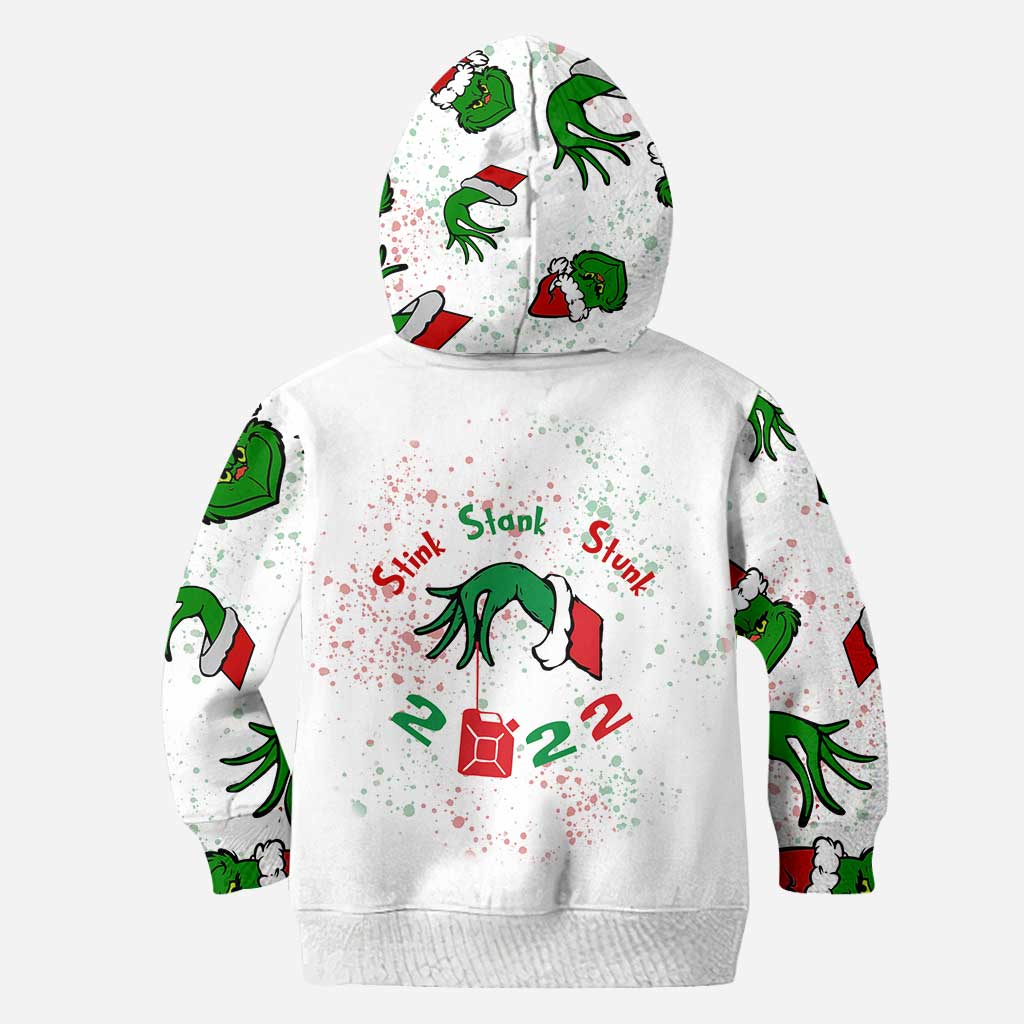 Stink Stank Stunk 2022 - Étole de Noël personnalisée, sweat à capuche et leggings de Noël