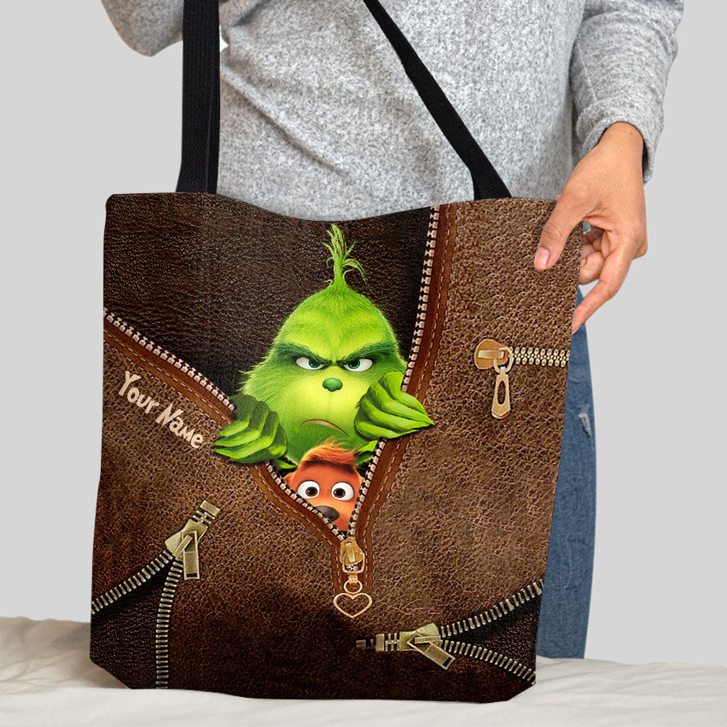 Joyeux Noël - Sac fourre-tout personnalisé avec étole de Noël