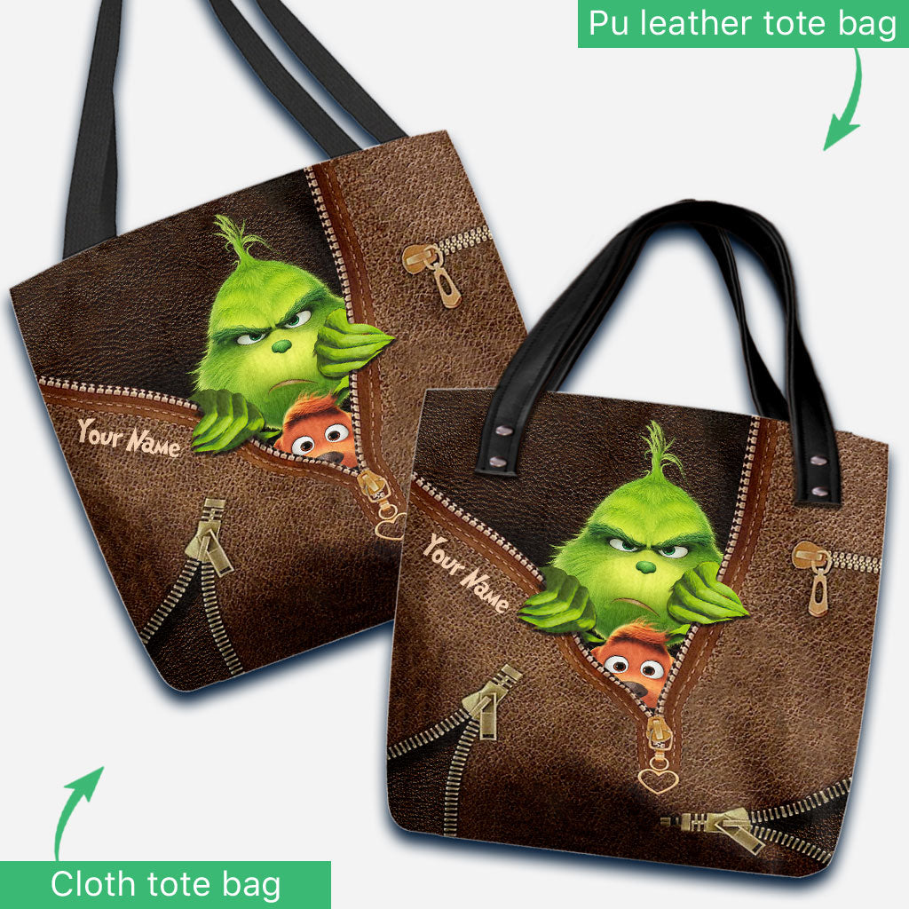 Joyeux Noël - Sac fourre-tout personnalisé avec étole de Noël