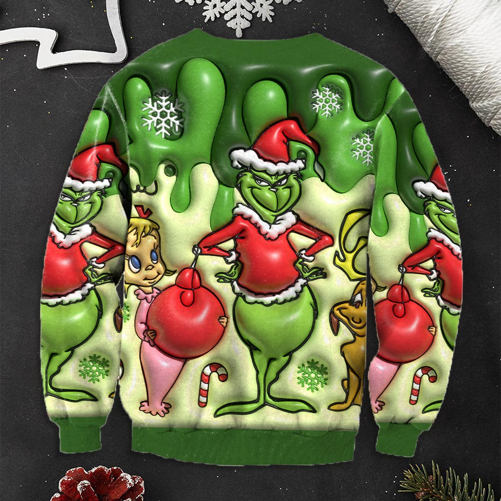 Joyeux Noël - Étole de Noël personnalisée et pull moche