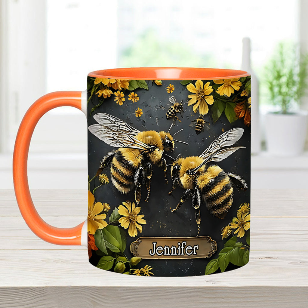 Bee Garden - Personalized Gardening Accent Mug