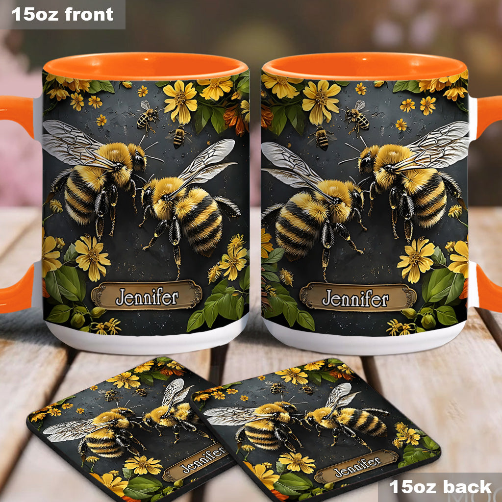 Bee Garden - Personalized Gardening Accent Mug
