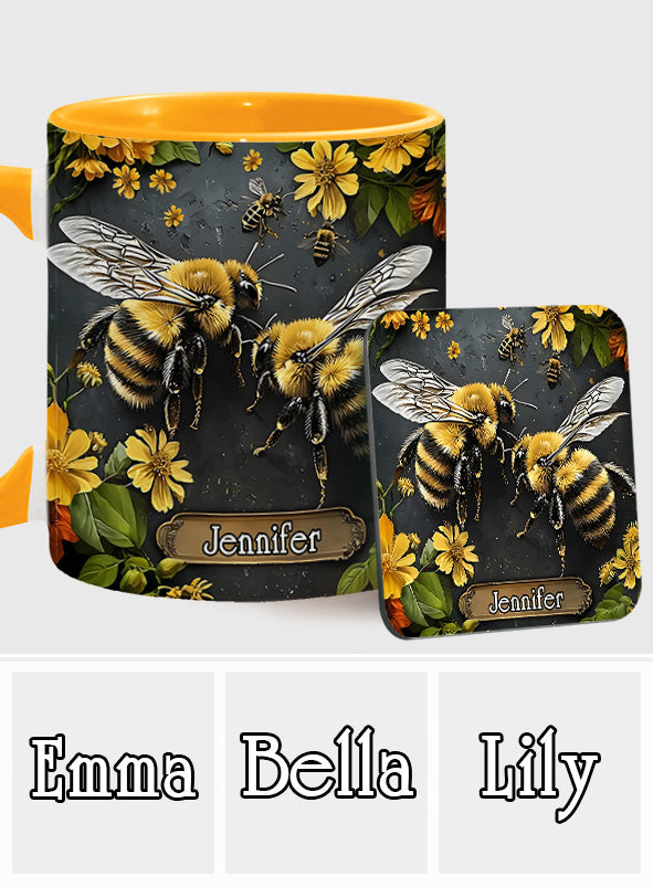 Bee Garden - Personalized Gardening Accent Mug