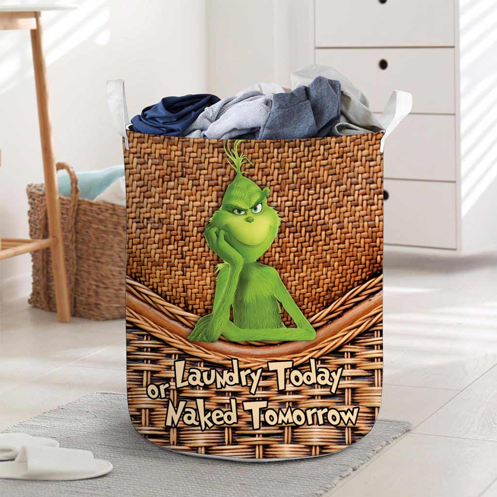 Laundry Today - Stole Christmas Storage Basket With 3D Pattern Print