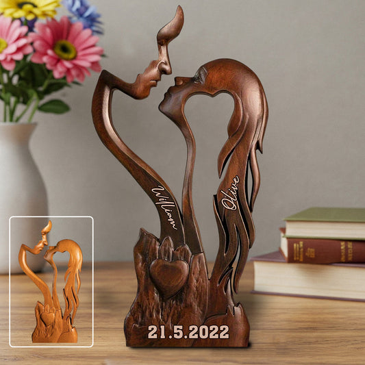 Toi et moi, on gère - Plaque acrylique personnalisée pour couple