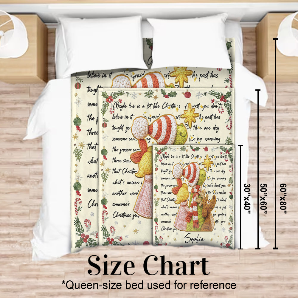 Joyeux Noël - Étole de Noël personnalisée