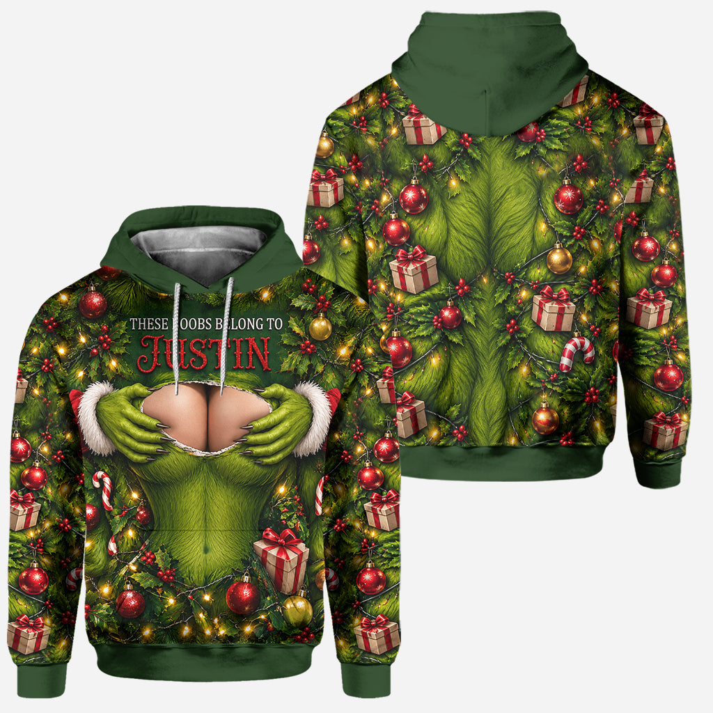 This Belongs To Me - Personalized Stole Christmas Hoodie and Leggings