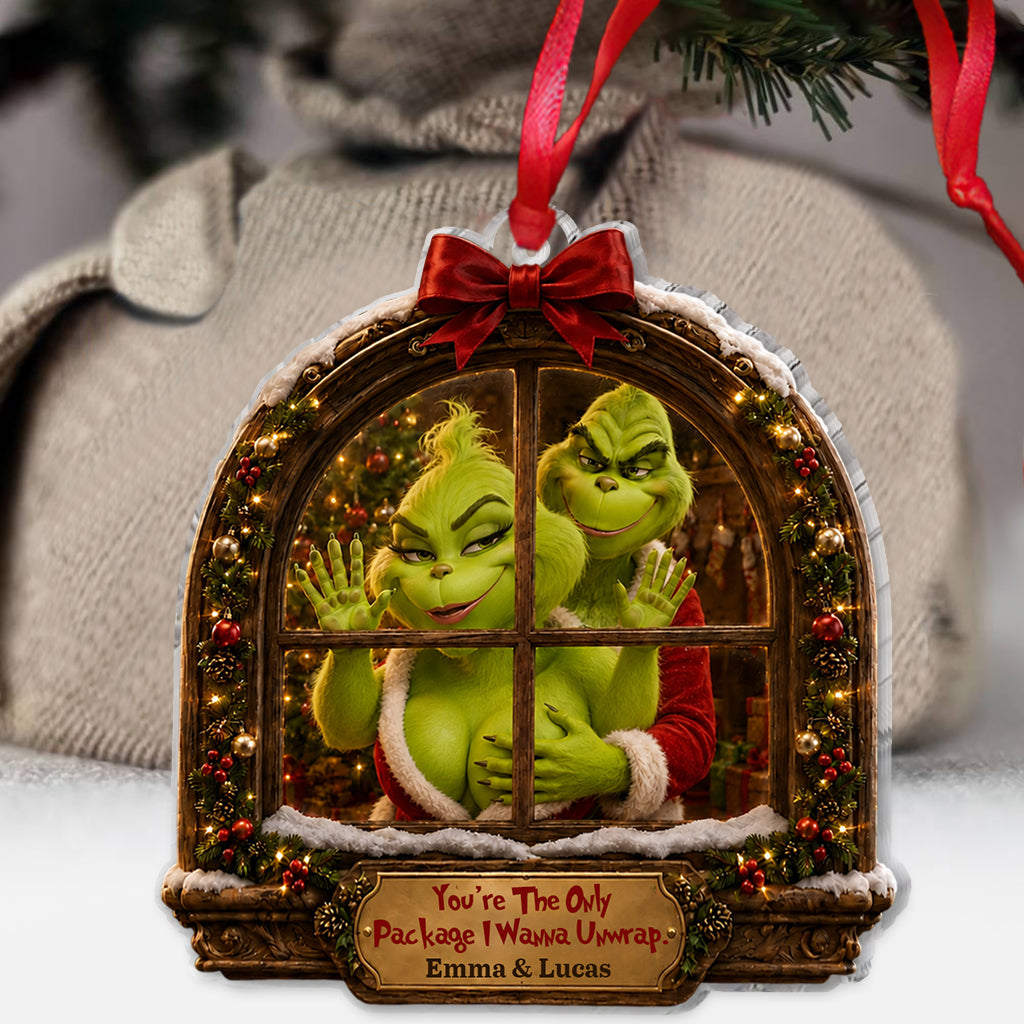 Naughty Couple Gift - Personalized Stole Christmas Ornament