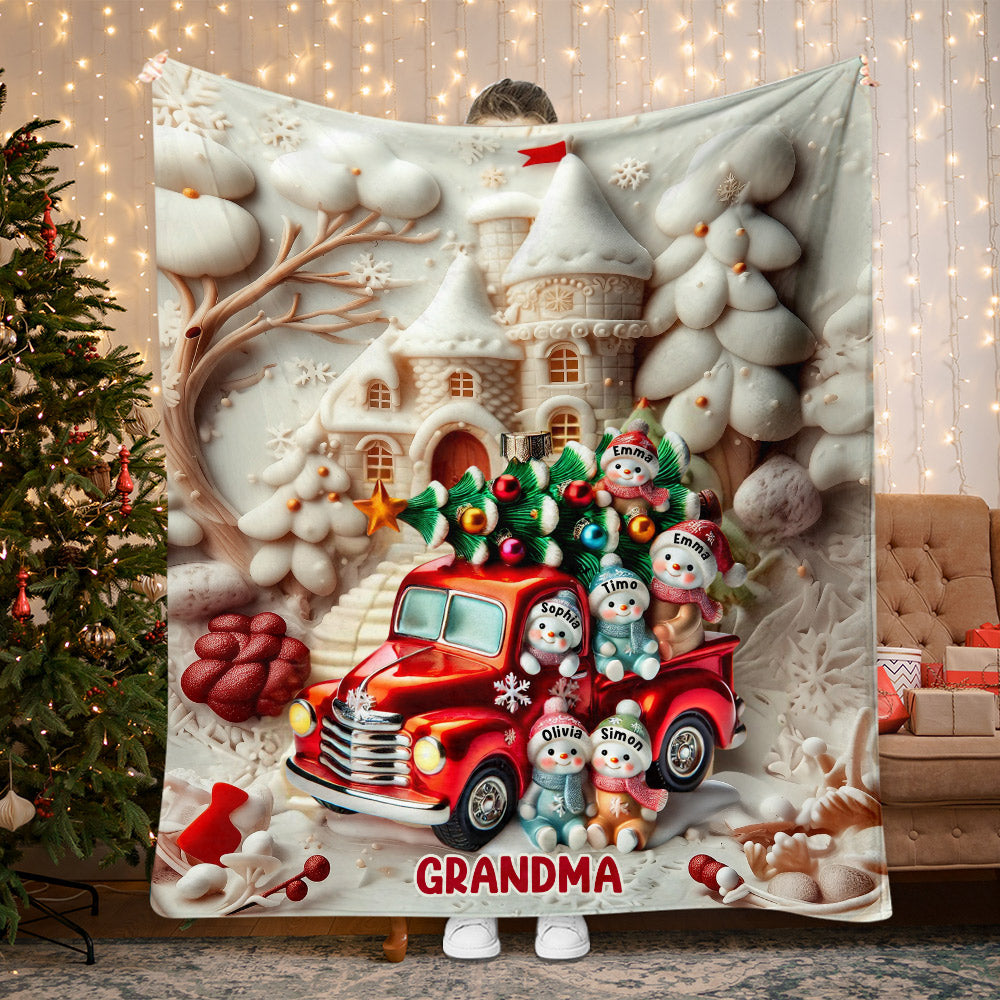 Nana's Cuties - Personalized Grandma Blanket