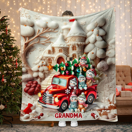 Nana's Cuties - Personalized Grandma Blanket