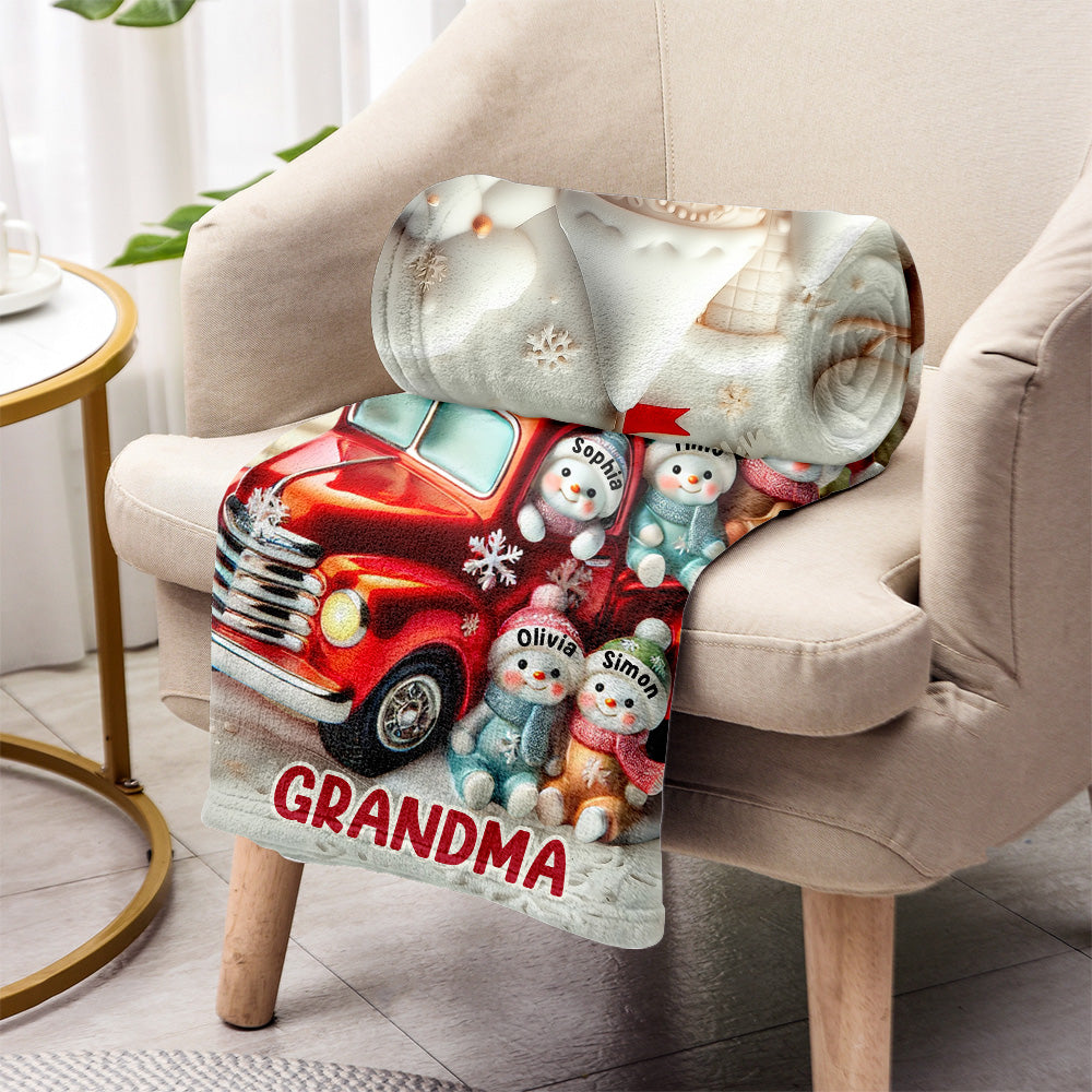 Nana's Cuties - Personalized Grandma Blanket
