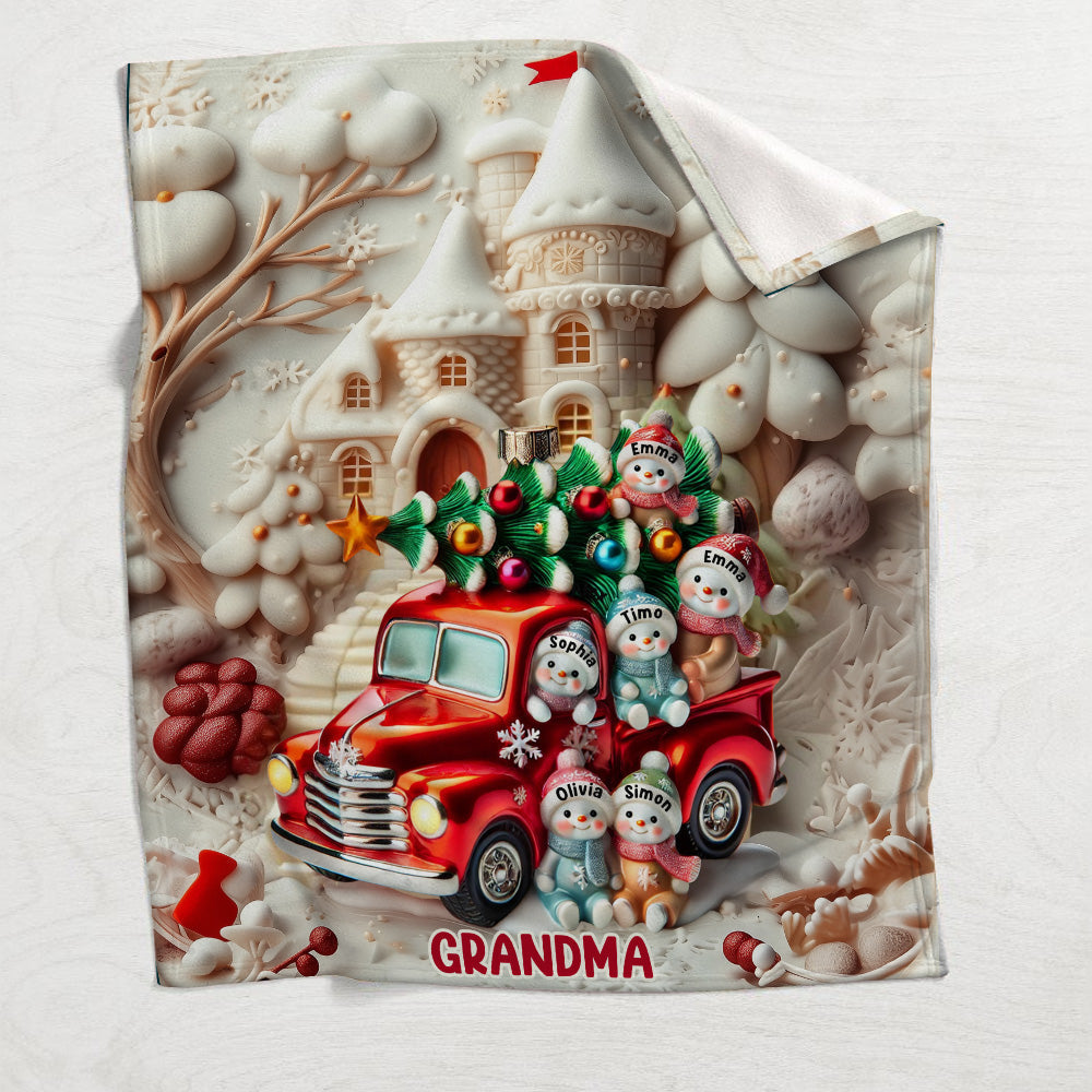 Nana's Cuties - Personalized Grandma Blanket