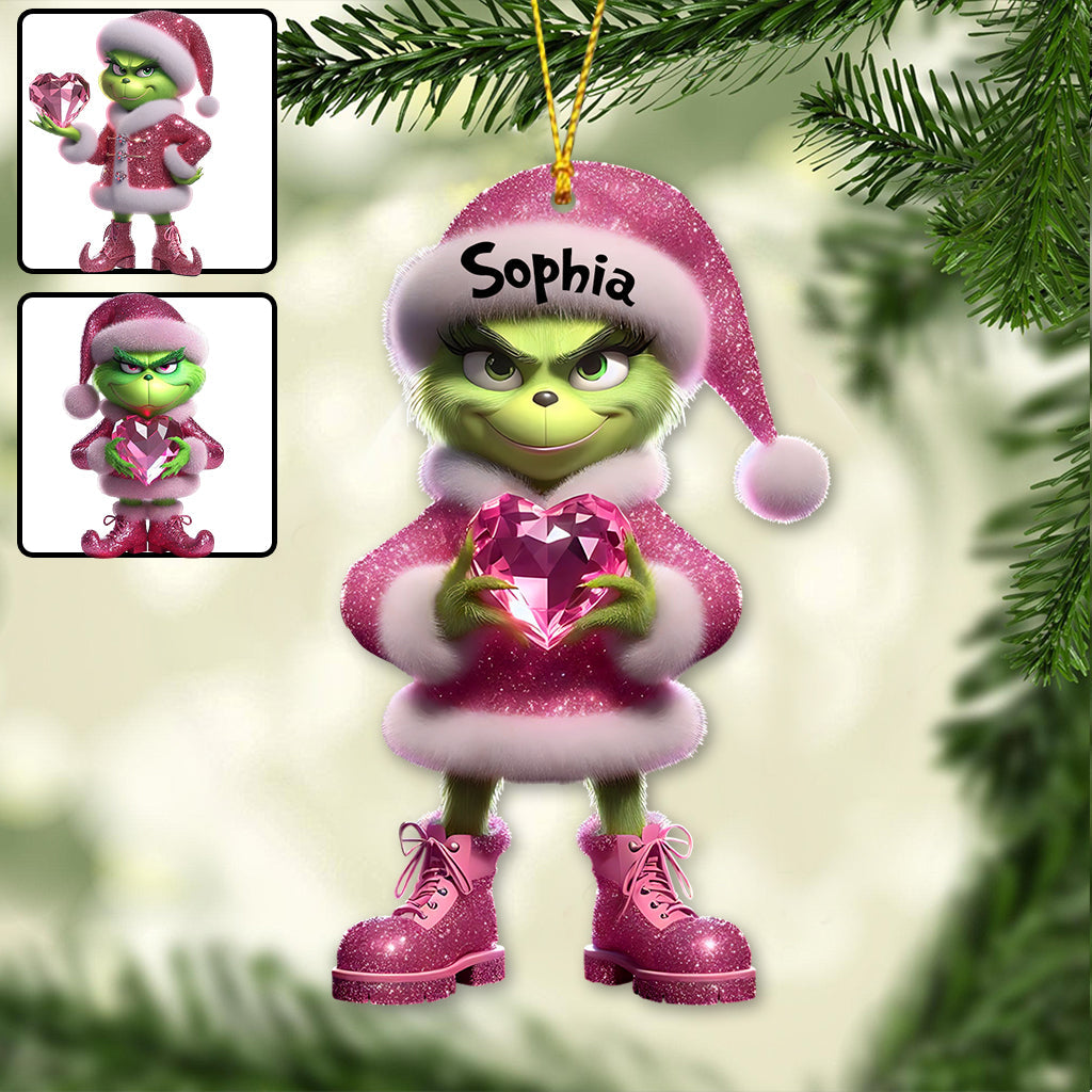 Joyeux Grinchmas - Étole de Noël personnalisée