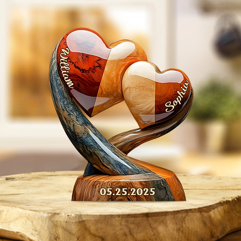 Toi et moi, on gère - Plaque acrylique personnalisée pour couple