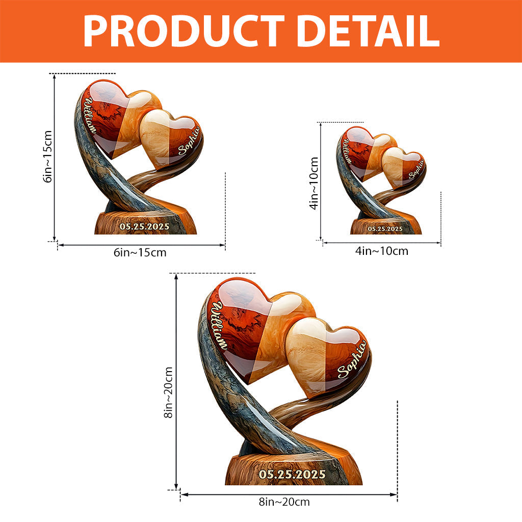 Toi et moi, on gère - Plaque acrylique personnalisée pour couple